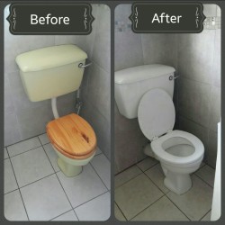 Colour Change On Toilet 